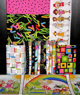 Juego de tela de algodón Loralie Sport Golf para damas golfistas 12 cuartos de grasa + 2 paneles Foto 1 de 4