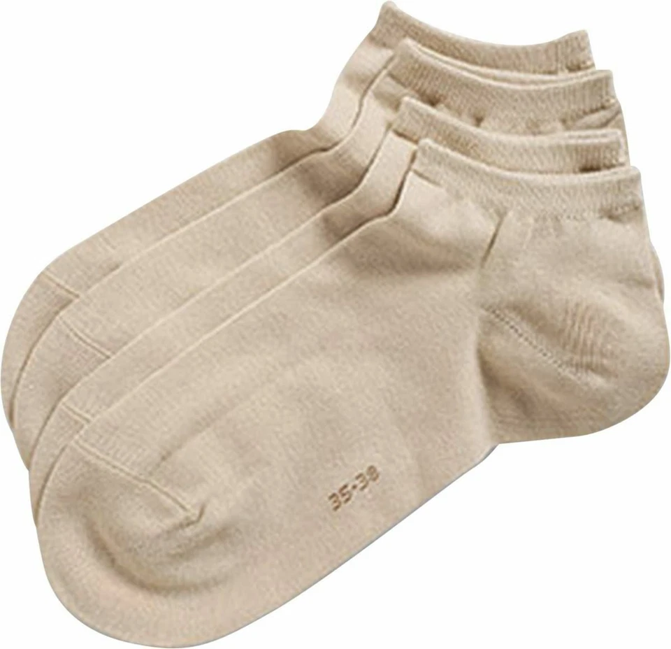 Pack de 2 calcetines deportivos clásicos Esprit para mujer - crema Foto 1 de 1