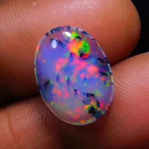Very Rare Inclusion Water Ethiopian Opal Cabochon Size 14.7x11x4.9mm 4.05Cts - Picture 1 of 4