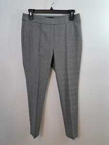 Talbots Mujer Gris Microplaid Cintura Alta Ajustado Tobillo Talla 4P - Imagen 1 de 5