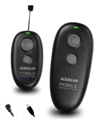 Aodelan Pebble Wireless Shutter Remote Works 80+ Meters for Sony Cameras - Image 1 of 4