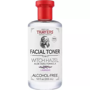 Thayers Witch Hazel Aloe Vera Formula Toner with Lavender 12.0 fl oz Pack of 12 - Picture 1 of 7