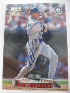 1999 Topps Stadium Club Alex Rodriguez Auto, '95 & '97 Starting Lineup - Picture 1 of 8