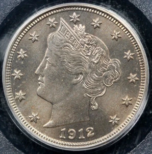 1912-D 5c Liberty Nickel PCGS MS 65 - Picture 1 of 5
