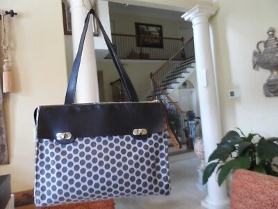 Marni Winter Edition 2011 Black/Beige Polka Dot Canvas/Leather Shoulder Bag - Image 1 of 4