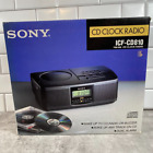 Sony ICF-CD810 Stereo CD Player Digital Dual Alarm Radio Brand New Old Stock