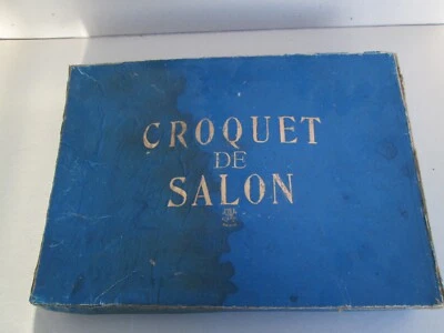 Jeu de croquet de salon avec accessoires dans sa boite 1920/30 - Photo 1/4