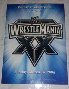 WWE Wrestlemania XX (20) Sunday, March 14, 2004 DVD In Excellent Condition LN - Picture 1 of 4