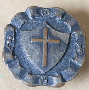 Old Evangelical Lutheran Church of Great Britain 4-Nation Metal Buttonhole Badge - Picture 1 of 2