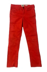 Girl’s Oshkosh Super Skinny Jeans Coral Size 7 Bright Summer Vibes Coastal Style - Picture 1 of 4