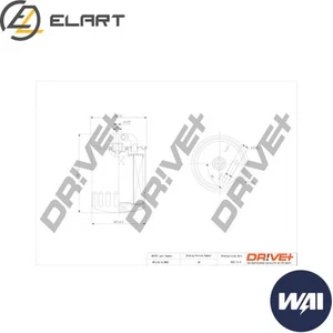 FUEL FILTER DP1110.13.0062 FOR MERCEDES-BENZ M-CLASS C-CLASS/T-Model CLK 2.7L - Picture 1 of 6