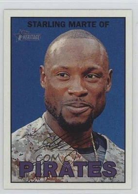 2016 Topps Heritage Starling Marte #140 - Image 1 of 2