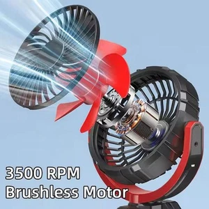Cars Vehicle Dashboard Fan Oscillating Clip on Cooling Univerdal D3P2 Q9L3 - Bild 1 von 14