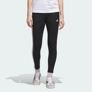 adidas Sportswear AU Women Black Essentials 3-Stripes High-Waisted Single Jersey - Picture 1 of 9