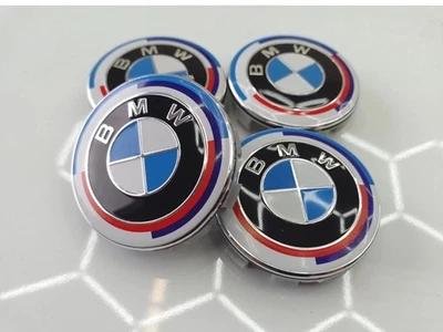 56mm BMW 50th Year Anniversary Wheel Centre Cap Badge Emblem F40 G20 G30 G80 F44 - Image 1 of 4