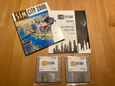 SIM CITY 2000 - PC - 3,5" Diskette - 1993 - DE - Retro - Bild 1 von 3