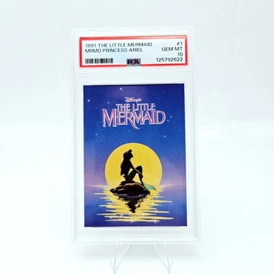 1991 Pro Set Disney Little Mermaid Princess Ariel #1 Title Card PSA 10 - Image 1 of 4