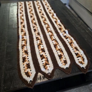 Crochet Vintage Table Runner/Bed Cover - Picture 1 of 3