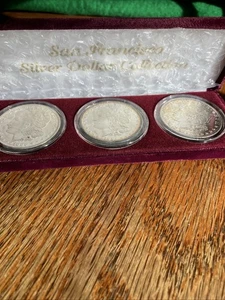 Morgan Silver Dollar Collection 1880-1882s In Holder - Picture 1 of 21
