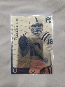 Peyton Manning 2003 Merrick Mint LASER LINE Gold Card COLTS-BRONCOS - Picture 1 of 11
