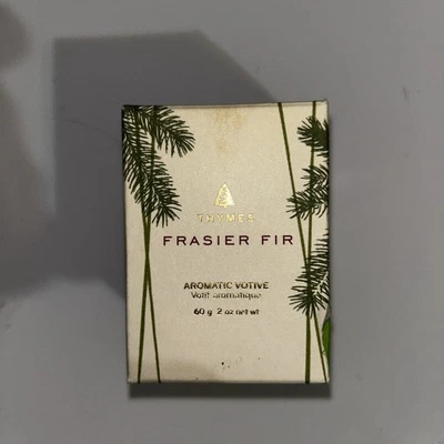 Thymes Frasier Fir Pine Needle Votive Candle-2oz Limited Edition - Image 1 of 4