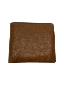 Cartera BVLGARI Doble Plegable Cuero CML Lisa Para Hombre - Imagen 1 de 7