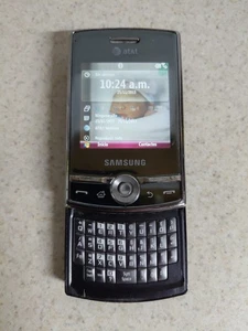 Teléfono Samsung Propel Pro SGH-I627 Plateado AT&T Slide Modelo Raro  - Imagen 1 de 11