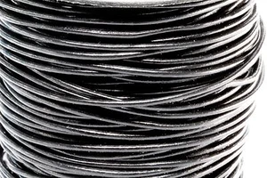 0.5mm (1/2)mm Premium Genuine Round Leather Cord Rope String Lace Lacing Craft - Picture 1 of 41