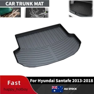 Waterproof Rear Trunk Mat For Hyundai Santafe 2013-2018 All Weather Cargo Cover - Picture 1 of 14