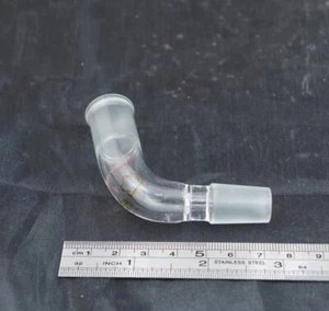 KIMBLE Bent Connecting Adapter, 105°, ST 14/20 joints, Bantamware - Picture 1 of 5