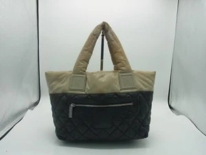 Auth GR104 Chanel Coco Cocoon Tote Bag Silver Hardware with Seal from Japan - Picture 1 of 24