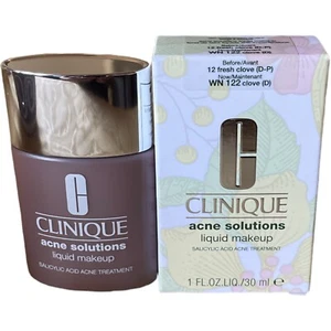 Clinique Acne Solution Liquid Makeup Shade WN 122 Clove 1 FL.OZ new - Picture 1 of 6