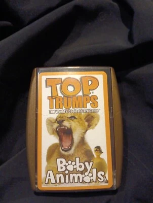 Baby Animals Top Trumps Card Game Complete 33 Cards Fast Shipping  - Image 1 of 4