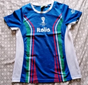 Trikot Italien Fussballtrikot blau weiss grün rot EM WM Italia Gr. XS 32/34 - Bild 1 von 3