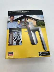 Schellenberg Fenstergriff Balkontürgriff mit Alarm Smart Home Alarmgriff Silber - Bild 1 von 3