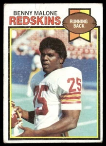Benny Malone 1979 Topps #196 Washington Redskins ARIZONA ST - Bild 1 von 2