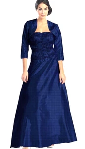 DAMEN KLEID ABENDKLEID BALLKLEID ABIKLEID BRAUTJUNGFER DUNKELBLAU Gr.34 NEU €299 - Imagen 1 de 5
