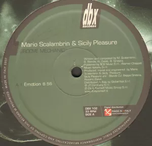 MARIO SCALAMBRIN & Sizilien Freude - Groove Mechanic - Dbx - 2003 - Italy - Bild 1 von 2