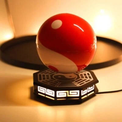 Touhou Project‌ Hakurei Reimu Kirisame Marisa Magnet Luminous Lights Lamp w/Base - Image 1 of 4