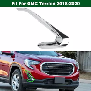 Right Front Bumper Fog Light Grille Cover Trim Chrome For GMC Terrain 2018-2020 - Bild 1 von 14
