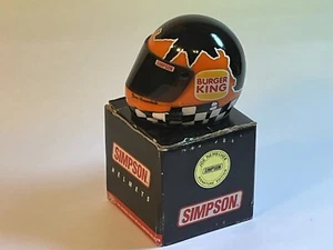 Simpson Signature Edition ~ Joe Nemechek ~ NASCAR Mini Racing Helm Burger King - Bild 1 von 7