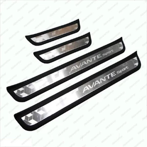 Genuine OEM Door Step Sill Scuff Plate Trim 4PCS SET For Hyundai 2017 2018 Elant - Picture 1 of 1