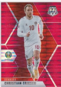 2021 Panini Mosaic UEFA EURO 2020 Christian Eriksen Red Pulsar Prizm - Picture 1 of 1