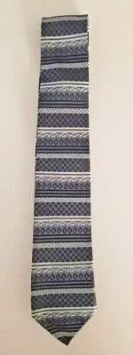 复古领带:独家面料 - The May Company 男士商店丹佛 - 全丝绸 — 第 1/4 张图片