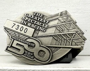 2012 Indianapolis Indy 500 Team Chevy Pit Badge Silver #7300 Franchitti Winner - Picture 1 of 3