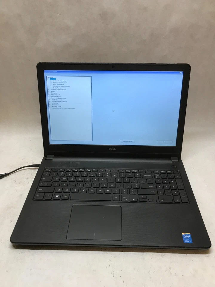 Dell Vostro 3558 15" Laptop Intel Core i3-4005U 1.7GHz 4GB RAM NO HDD/OS -  - DW - Image 1 of 4