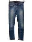 Wude Jeans Co. Jeans Hommes Taille W25 L32 Slim Fit Bleu Denim S188