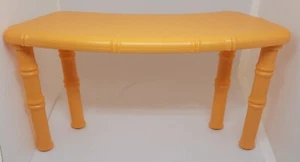 š„ 1990 Mattel Barbie Hawaiian Ice Party Luau Bamboo Table #7163 4.5" FREE SHIPP - Picture 1 of 9