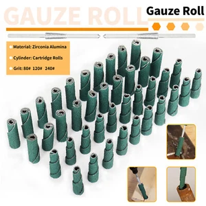 38mm Sanding Cone & Cylinder With 3mm Shank Abrasive Polishing Kit Work Tools - Picture 1 of 11