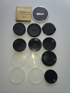 Nikon 52mm Caps, Body,front, Back, 13 In Sale, Great Condition - Picture 1 of 9